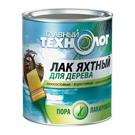 Лак яхтный для дерева полуматовый 3 л  НБХ  20483