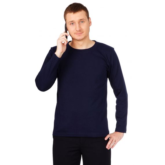Футболка /синяя с дл. рук.4053/XS/44 88/158-164
