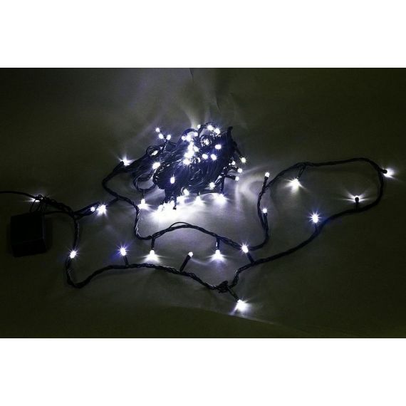 Гирлянда светод. А-001А WT 100LED10м зеленый провод с контроллером