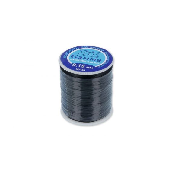 Нитки мононить 0,12мм 250м черный MF-04  Gamma 1245161