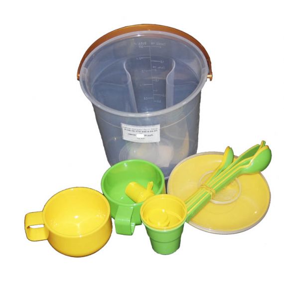 Набор посуды на 2 перс. ДУЭТ  П-54-15-1ТХ, изображение 2