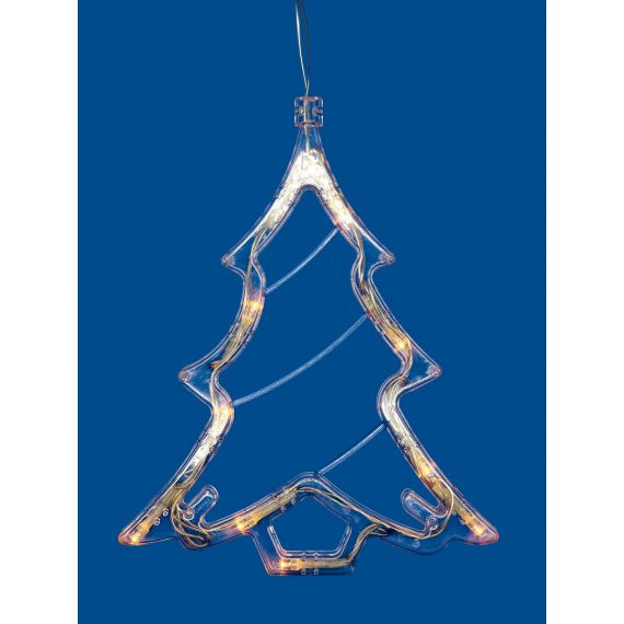 Фигура светод. Елочка 3*LR06 18*19см 10св. ULD-H1620-010/STA/3AAA WARM WHITE IP20  UL-00007254