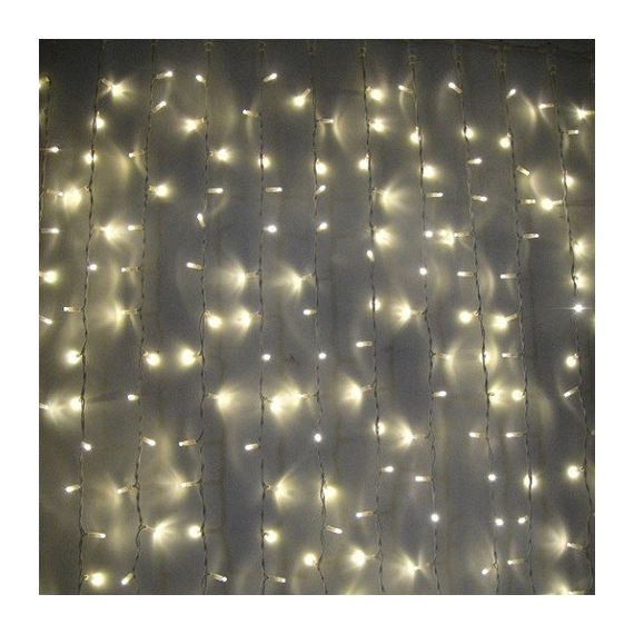 Эл.гирлянда 100LED Световой дождь 2,5*0,5+3м белая IP44 CUR100LED W Космос  45984