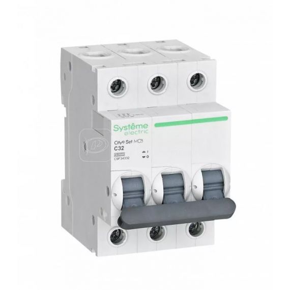 Автомат. выключатель Systeme Electric City9 Set 3п C 40А 4.5кА 400В SE C9F34340  1701581