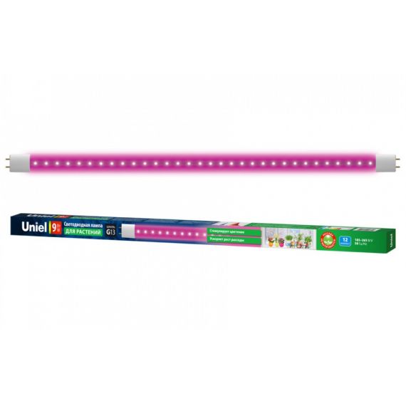 Лампа светод. LED-T8-9W/SPSB/G13/CL PLP30WH Uniel  UL-00006697