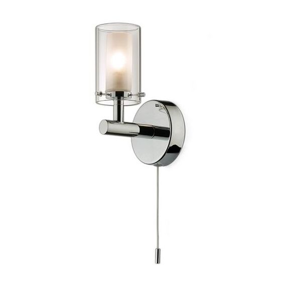 2140/1W ODL11 828хром Бра с выкл. IP44 G9 40W 220V 0032070