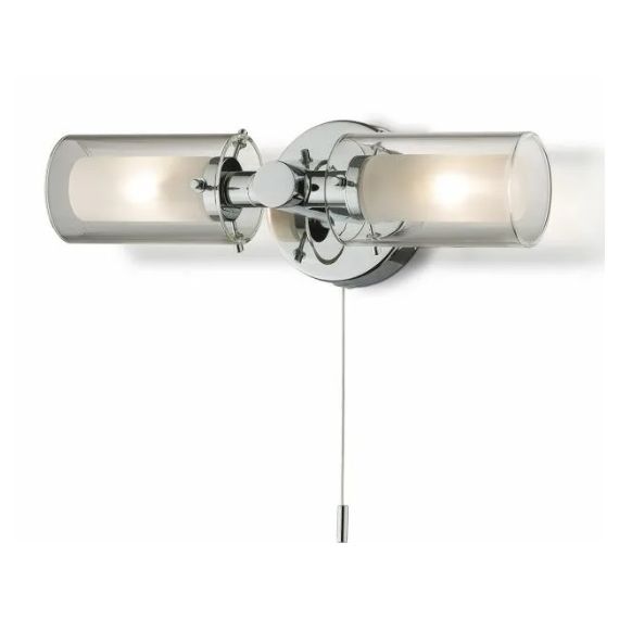 2140/2W ODL11 828хром Бра с выкл. IP44 G9 2*40W 220V 0032082