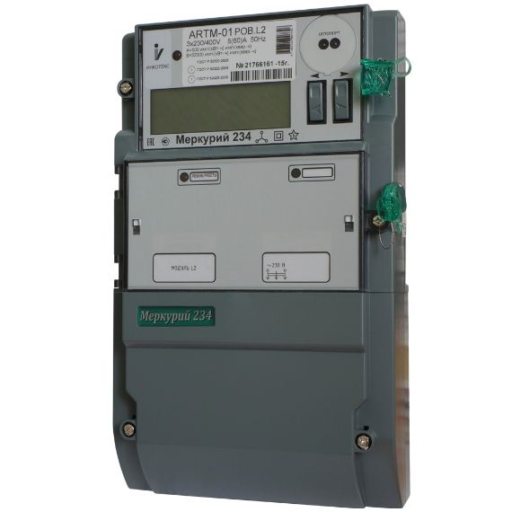 Счетчик "Меркурий 234 ARTM-01 POB.L2.5 3-х фазн. 5-60А