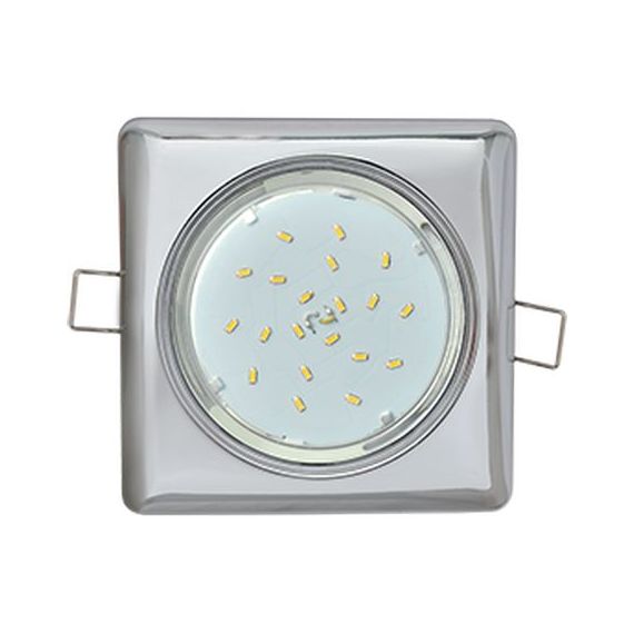 Светильник GX53 квадрат хром Н4 107*41 ECOLA