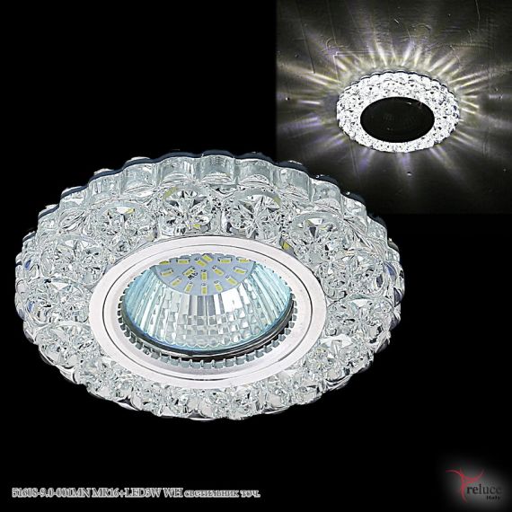 51608-9.0-001MN MR16+LED3W WH Светильник точечный