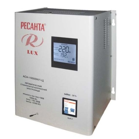 Стабилизатор напряжения  АСН-10000Н/1-Ц серии LUX РЕСАНТА