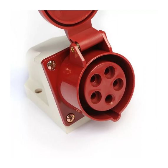 Розетка нар.уст. 115 16А 3Р+Е+N 380В IP44 25814, изображение 2