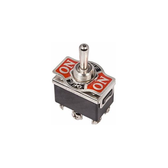 Тумблер 250V 15A (6с) ON-OFF-(ON) двухполюсн. REXANT  36-4171