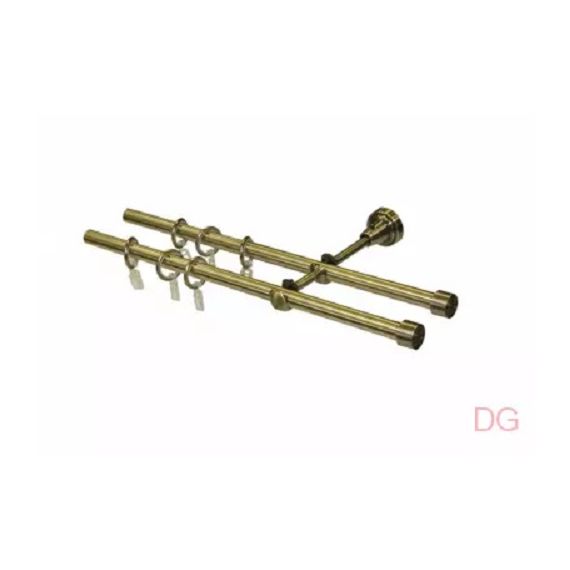 Карниз кованый Опти d16/16мм 2,0м 2рядный антик-золото Legrand