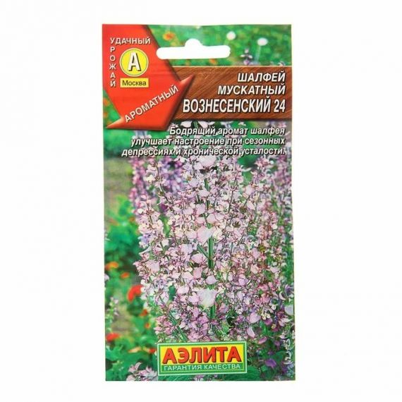 Семена Аэлита ШАЛФЕЙ мускатный Вознесенский 24 0,2г