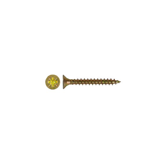 Шурупы универсальные 3,5*30 (200шт) желтый цинк Профикреп  111208