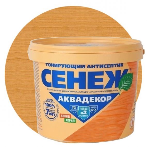 СЕНЕЖ Аквадекор 0,9 кг  Х2-112 дуб