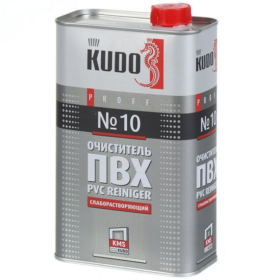 Очиститель ПВХ KUDO №10 слаборастворяющий 1000мл  SMC-010