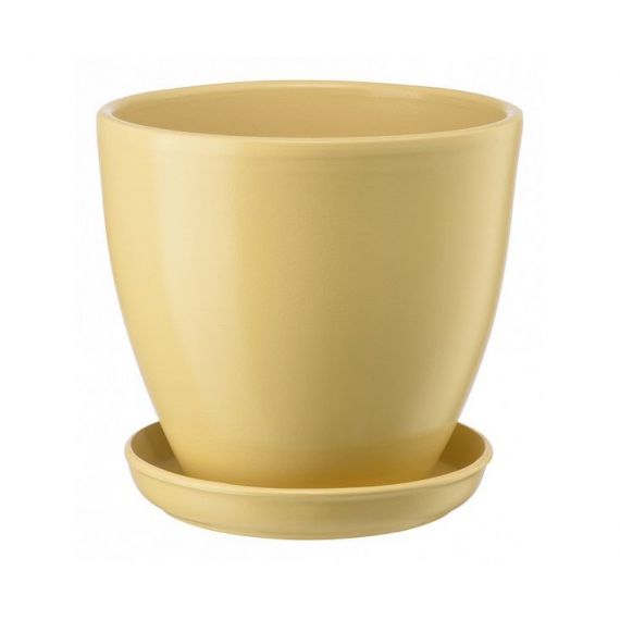 Горшок Бутон глянец 18см мет.серебро 547395/ГЛ 07/3, изображение 2