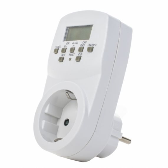 Розетка с таймером UST-E20 WHITE 1600Вт Uniel UL-00003766/47175