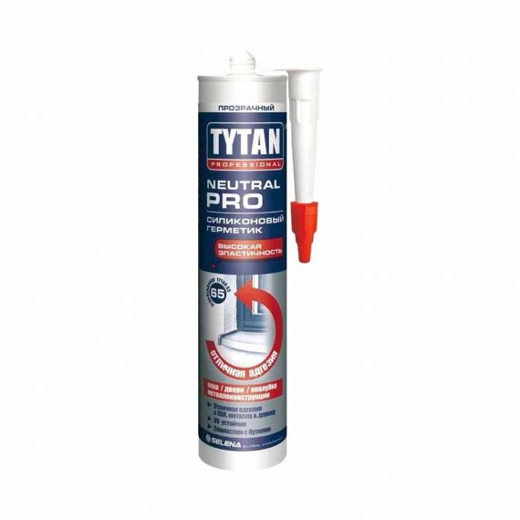 Герметик силиконовый Титан Neutral PRO 280мл прозрачный 263997
