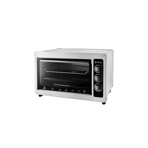 Электродуховка DELTA D-0124 с грилем, черная