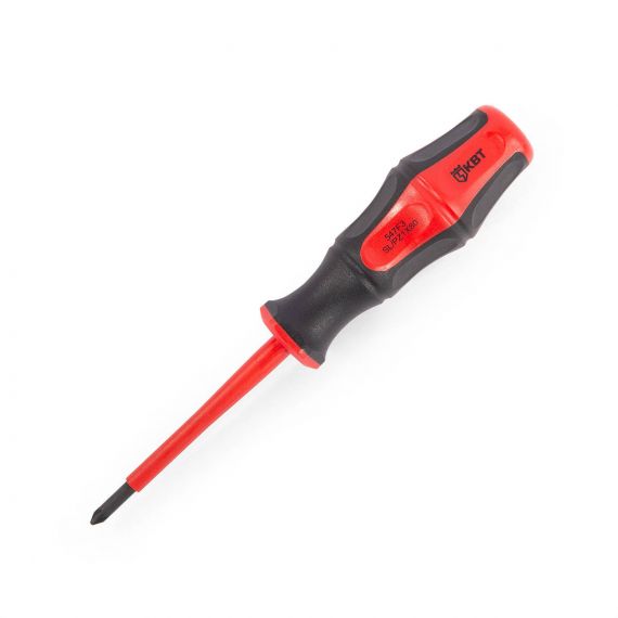 Отвертка диэлектрическая "Профи" PZ/FL1х80 КВТ 79778/ 550095