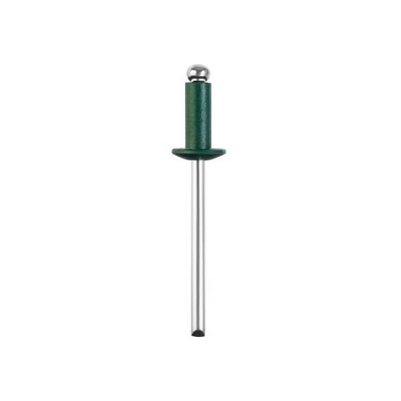 Заклепки алюминиевые RAL6005 4,0*10мм (50шт) зеленые  3125-40-6005#