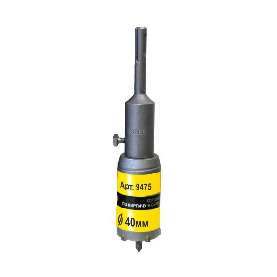 Коронка в сборе Энкор SDS+  40*50 ТС для кирпича 9475