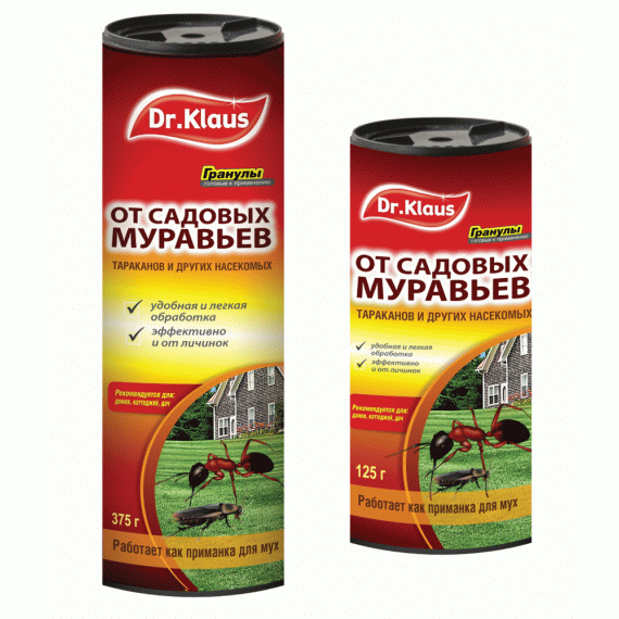Гранулы Dr.KLAUS от муравьев 375г