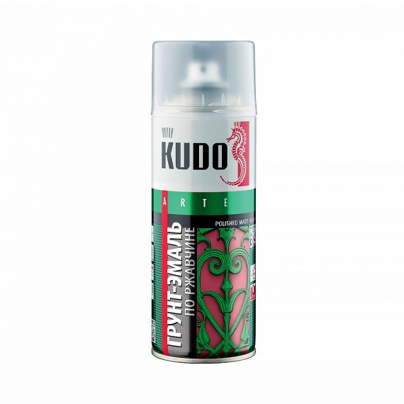 Грунт-эмаль по ржавчине KUDO KU-315005 RAL-5005 520мл аэрозоль синяя  50087