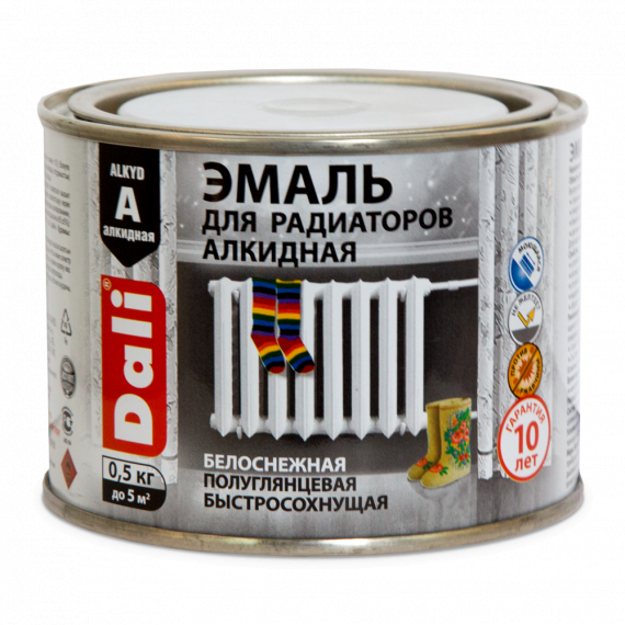 Эмаль DALI для радиаторов 0,5кг