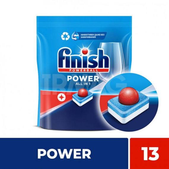 Таблетки для посудомоечных машин FINISH ALL 13шт.