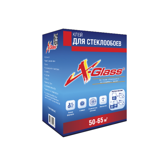 Клей X-GLASS для стеклообоев сухой 500гр