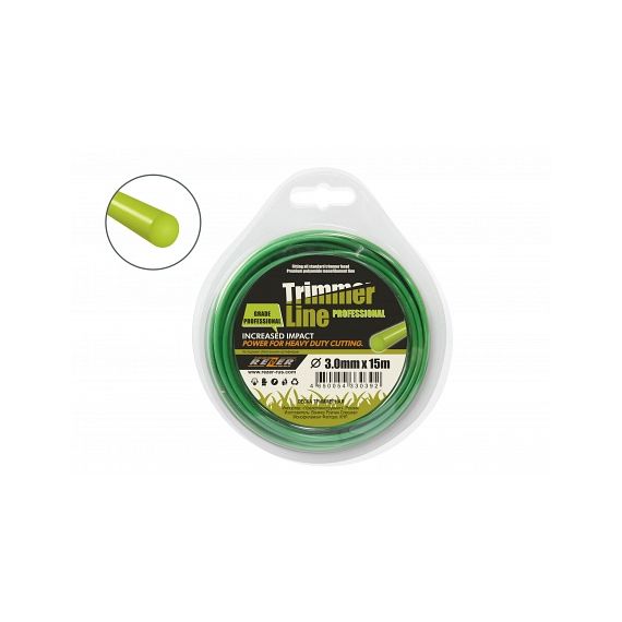 Леска триммерная 3,0*15м круг Rezer PROF  03.007.00089