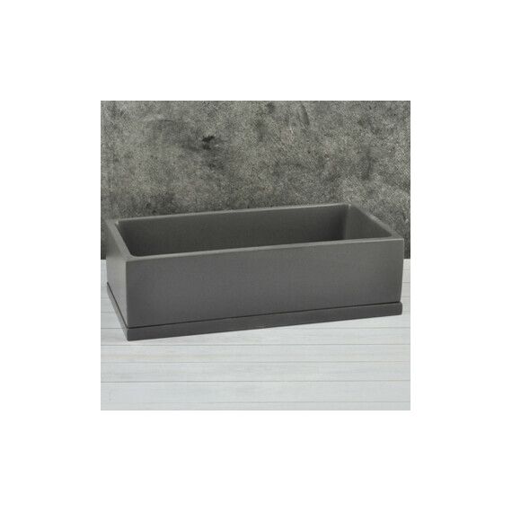 Горшок кактусник графит 31*15   9см  Nk50/12  657865