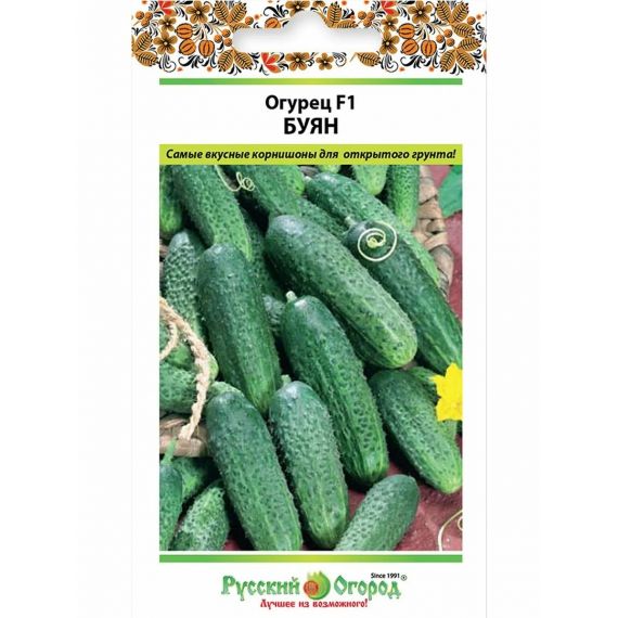 Семена Русский Огород Огурец Буян F1 10шт