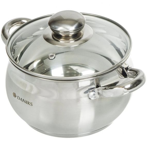 Кастрюля Daniks Классика SD-20 3.9л 204073