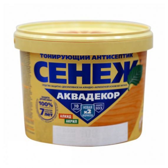 СЕНЕЖ Аквадекор 2,5 кг  Х2-119 палисандр