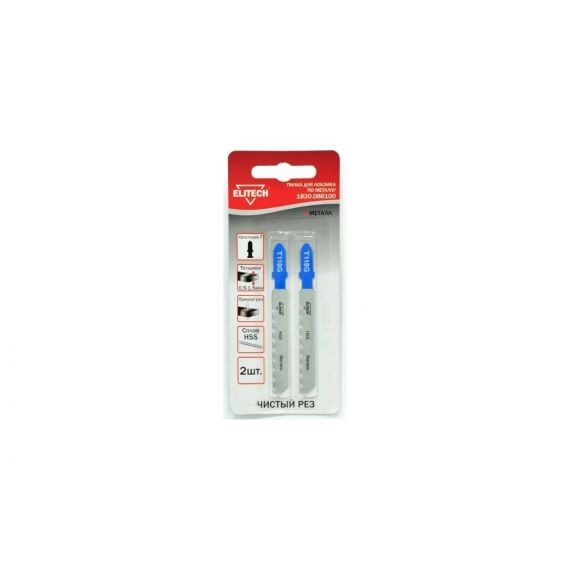Пилка для лобзика по металлу Elitech T118AG 1820.086100