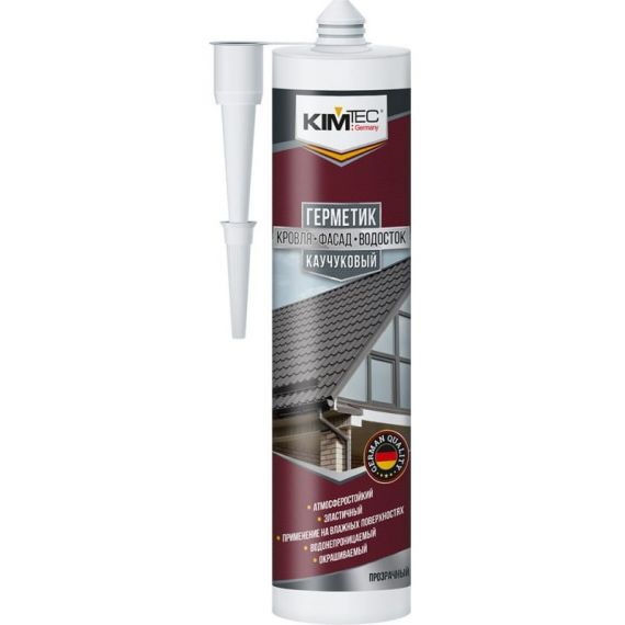 Герметик каучуковый KIM TEC бесцветный 310г  11606488