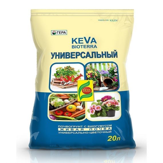 KEVA BIOTERRA Почвогрунт Универсальный 20л