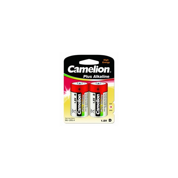 Элемент питания LR20 Plus Alkaline Camelion