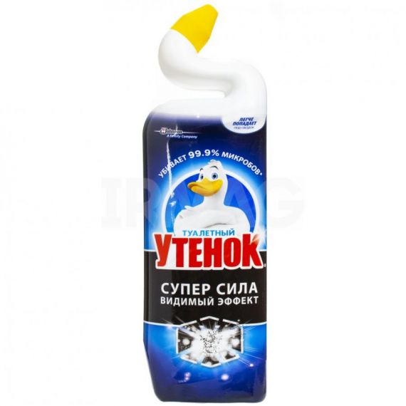 Туалетный Утенок  Супер сила 5в1, Видимый эффект, 900мл