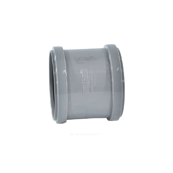 Муфта Дн50 2-х растр. серая 36700/ 129-5237
