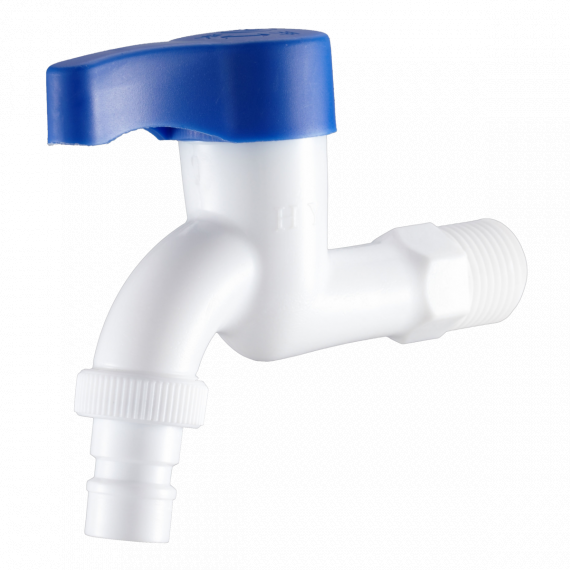 Кран водоразборный РМС PL3KR-1/2 1/2" пластиковый