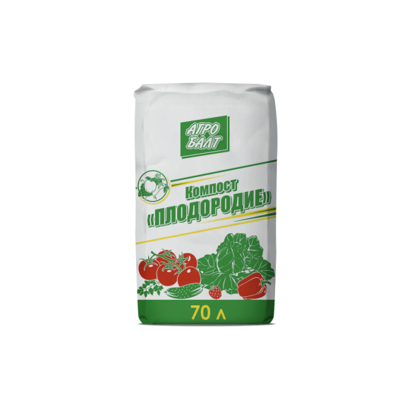 Компост Агробалт Плодородие 70л  10920