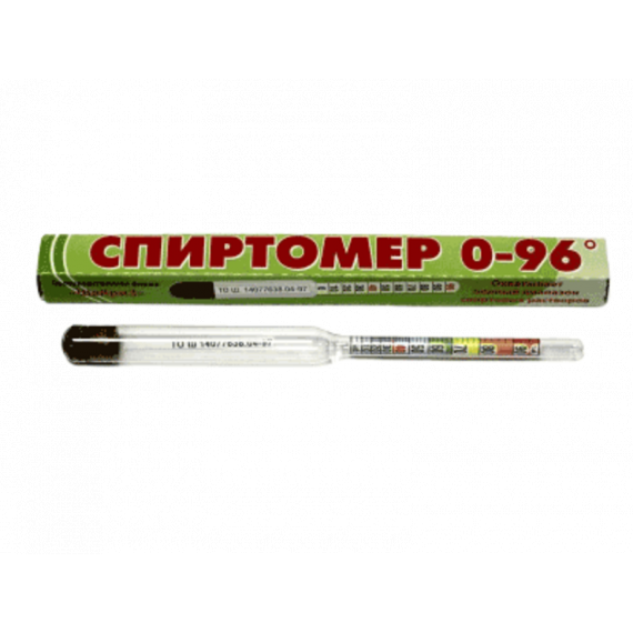 Спиртометр большой 0-96град.