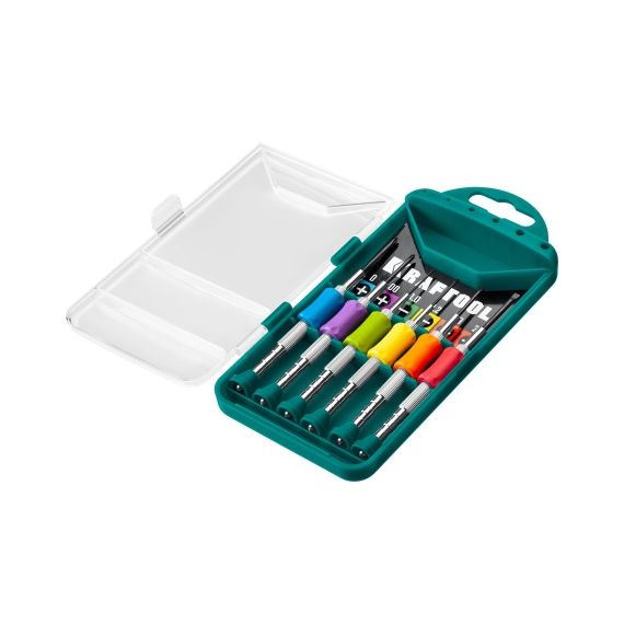 Набор KRAFTOOL Precision-6 часовых отверток 6пр  25679