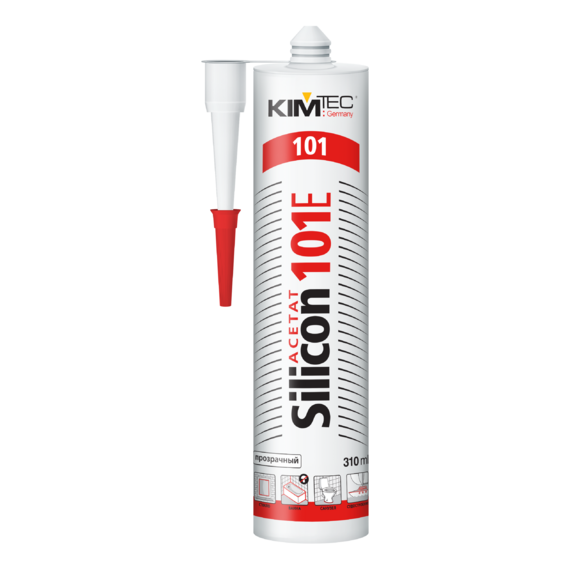 Герметик силиконовый KIM TEC 101E бесцветный 310г  3702/02-01-32